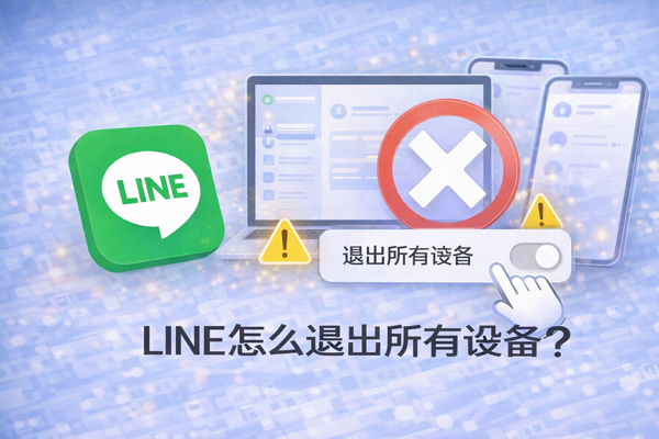 LINE 怎么退出所有设备？